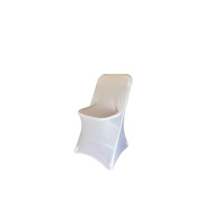 White spandex chair cover