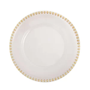 Gold Beaded Charger Plate